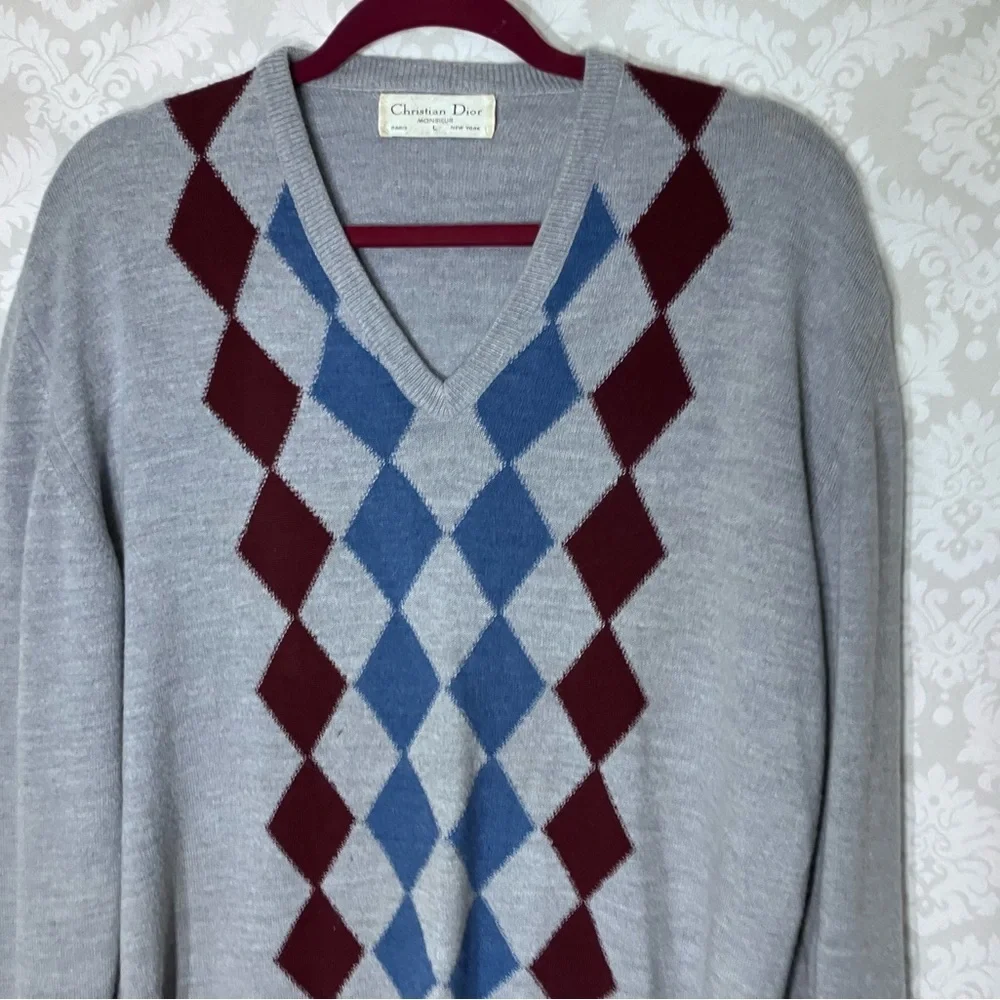 Vintage Christian Dior “Monsieur”  Sweater L